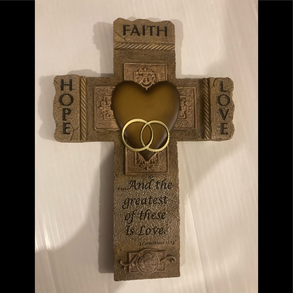 Faith, hope, and love marriage cross